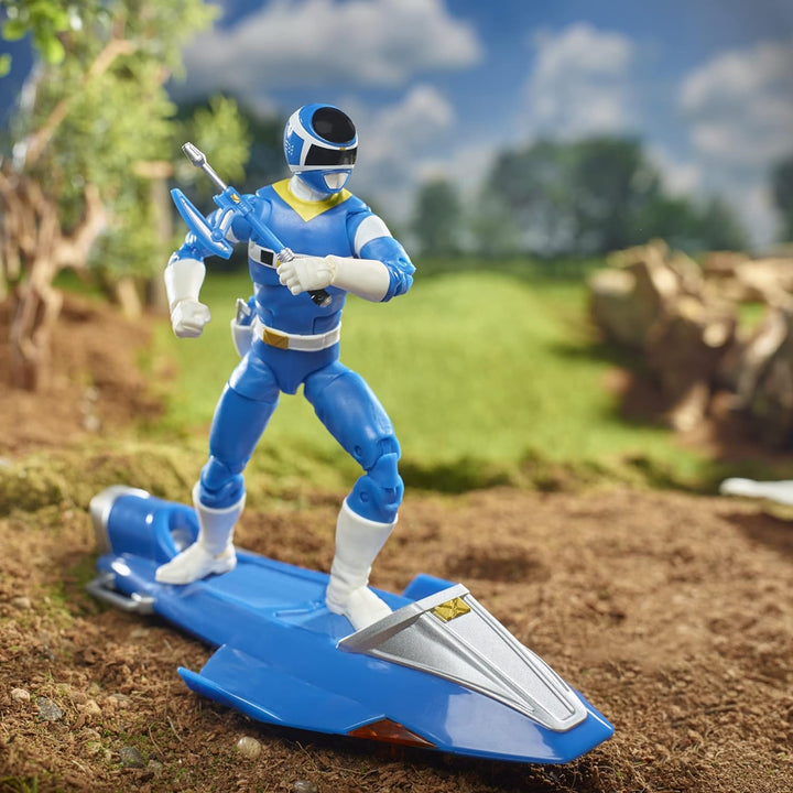 Power Rangers Hasbro Lightning Collection - In Space Blue Ranger &amp; Galaxy Glider Deluxe Action Figur