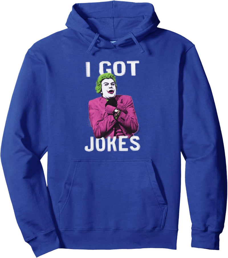 Batman Classic TV Series The Joker Got Jokes Pullover Hoodie