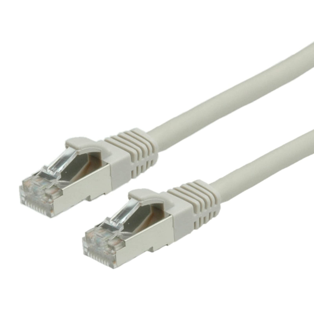 VALUE Patchkabel Kat.6 (Class E) S/FTP (PiMF), LSOH, grau, 10 m Grau 10m, Grau 10m