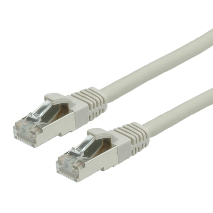 VALUE Patchkabel Kat.6 (Class E) S/FTP (PiMF), LSOH, grau, 10 m Grau 10m, Grau 10m
