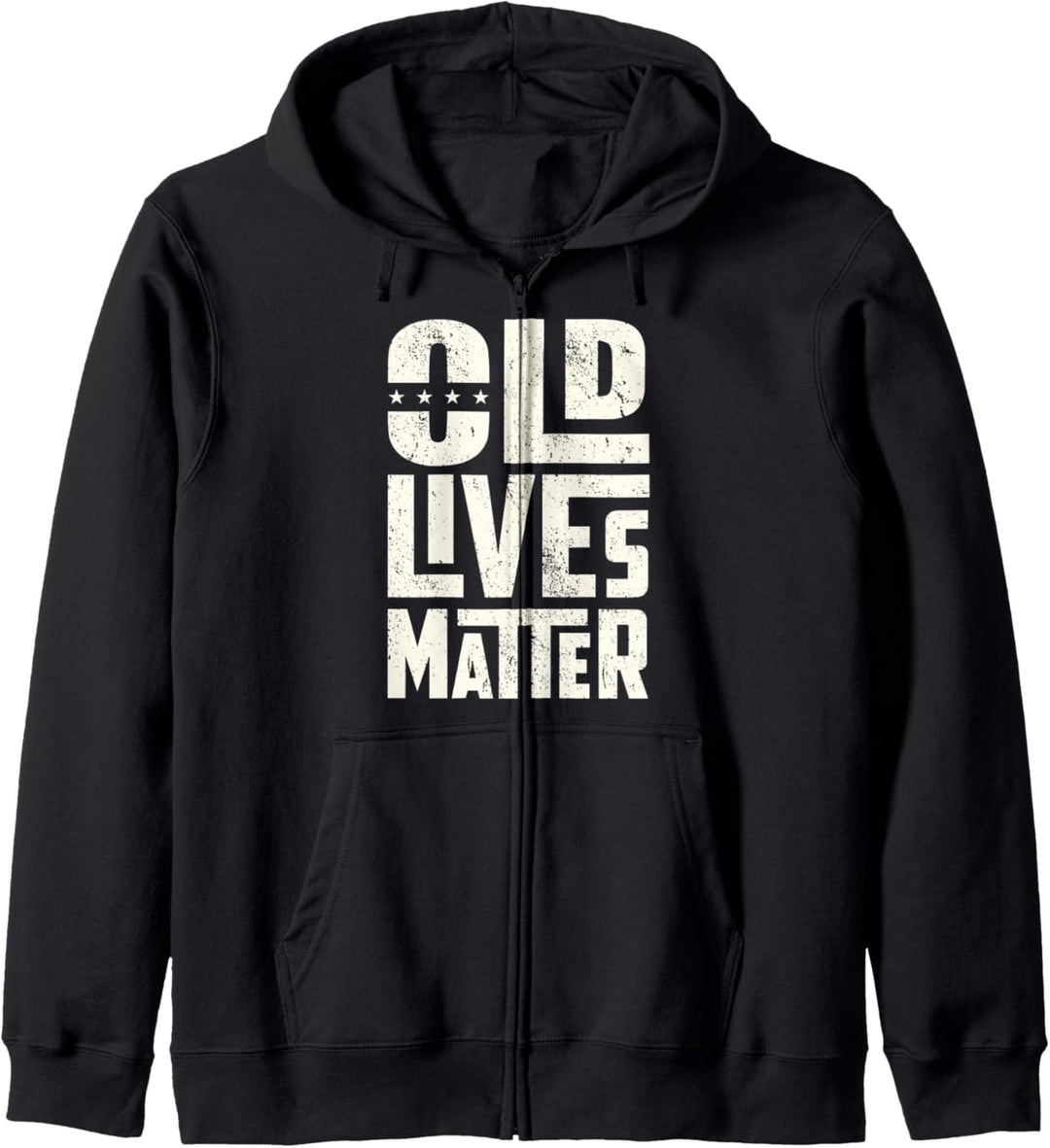 Old Lives Matter Elderly Senior Citizen design Kapuzenjacke