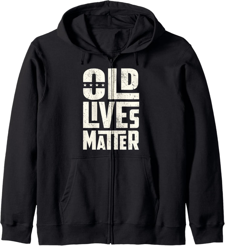 Old Lives Matter Elderly Senior Citizen design Kapuzenjacke