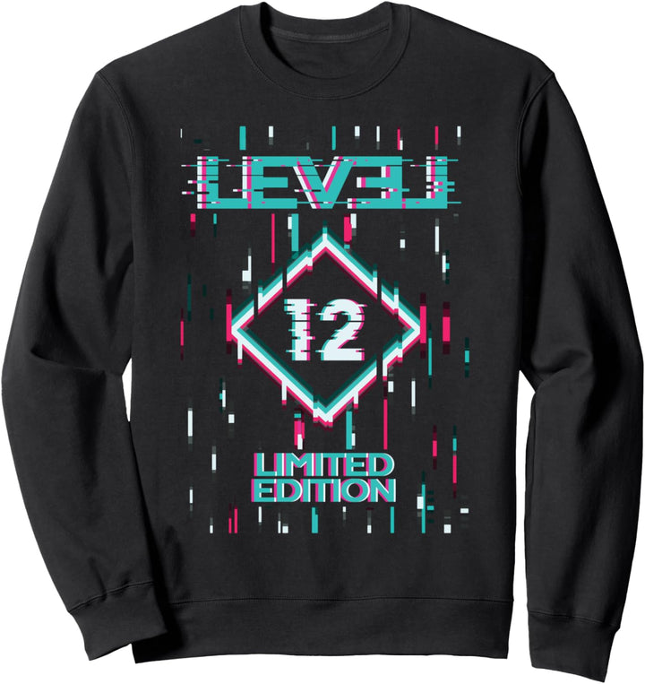 12. Geburtstag Level 12 Jahre Limited Edition Gaming Gamer Sweatshirt