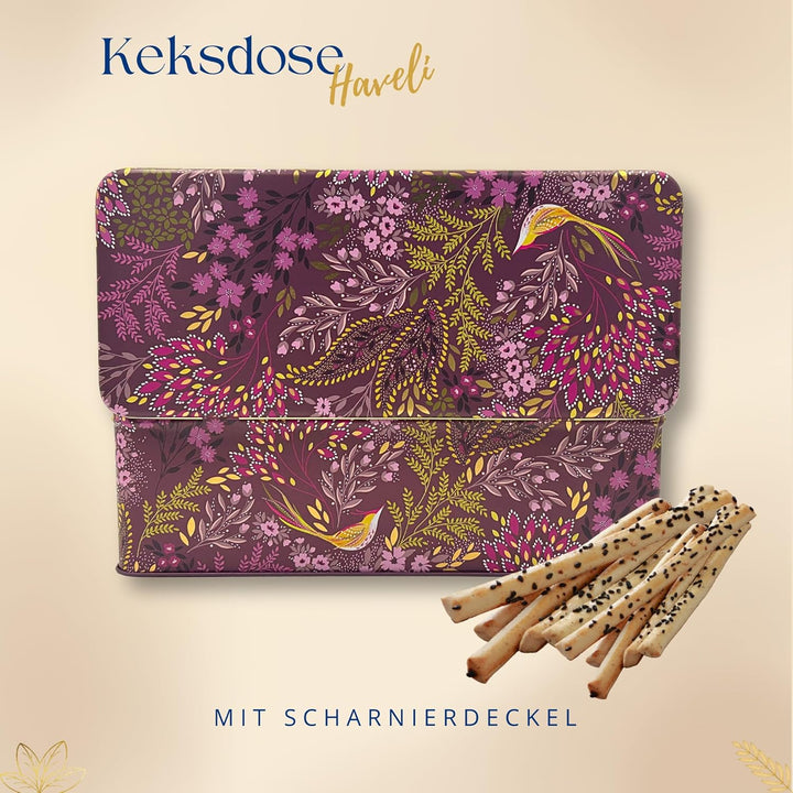 MediMuc Geschenkdose Design Sara Miller - Liebevoll gestaltete rechteckige Vorratsdose - Motiv Havel