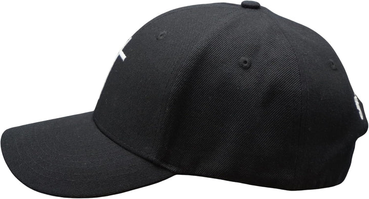 Bexxwell Baseball Cap schwarz mit Kreuz-Stickerei (optimale Passform, Kappe, Black, Baseballcap, Cro