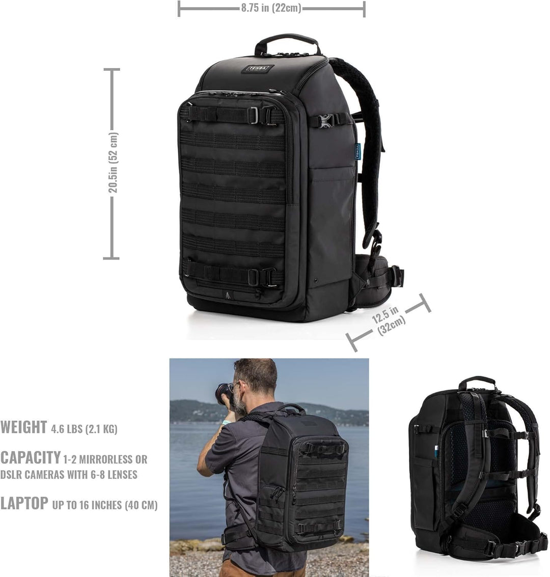 Tenba Unisex Axis V2 24l Schwarz Gepäck-Handgepäck, Backpack 24L Backpack V2 Schwarz, 24L Backpack V