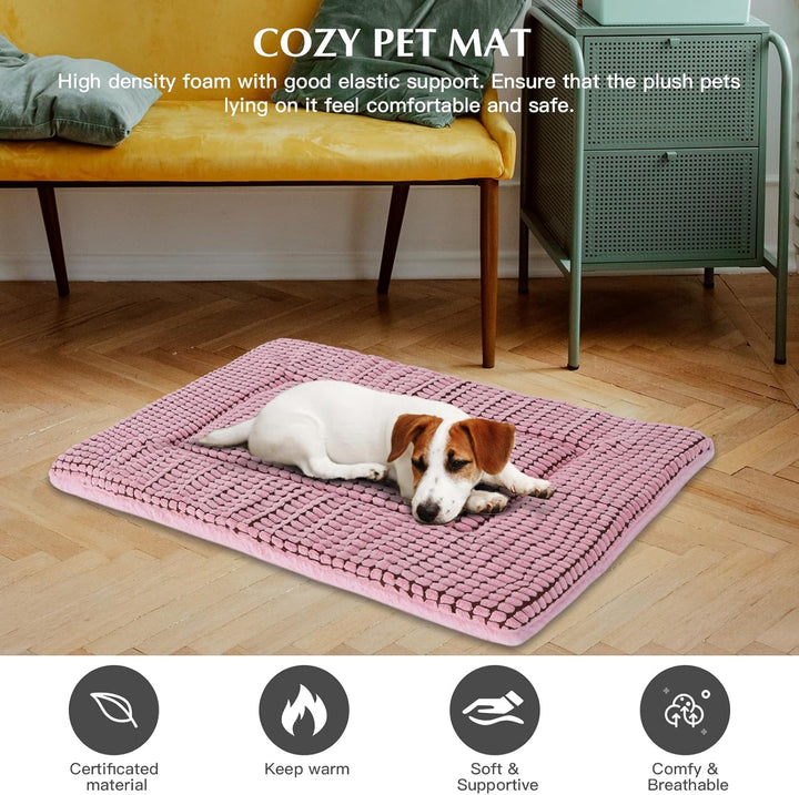 BVAGSS Orthopädisches Hundebett, Waschbar Hundekissen flauschig Hundematte, Umkehrbar Weiche und War
