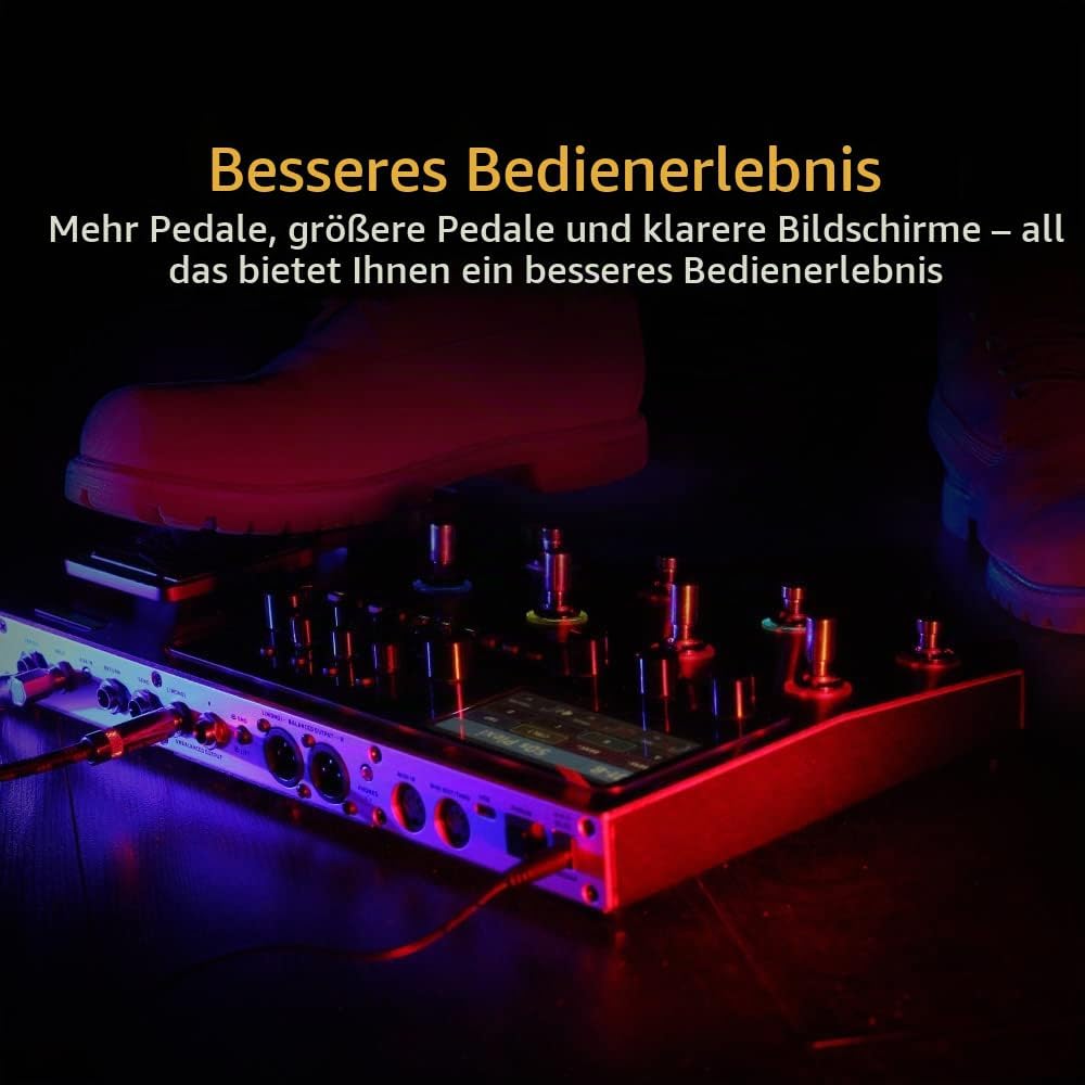 Valeton Effektpedal Multi-Effekte Gitarren Bass Prozessor Gitarren Bass Amp Modeling IR Cabinets Sim