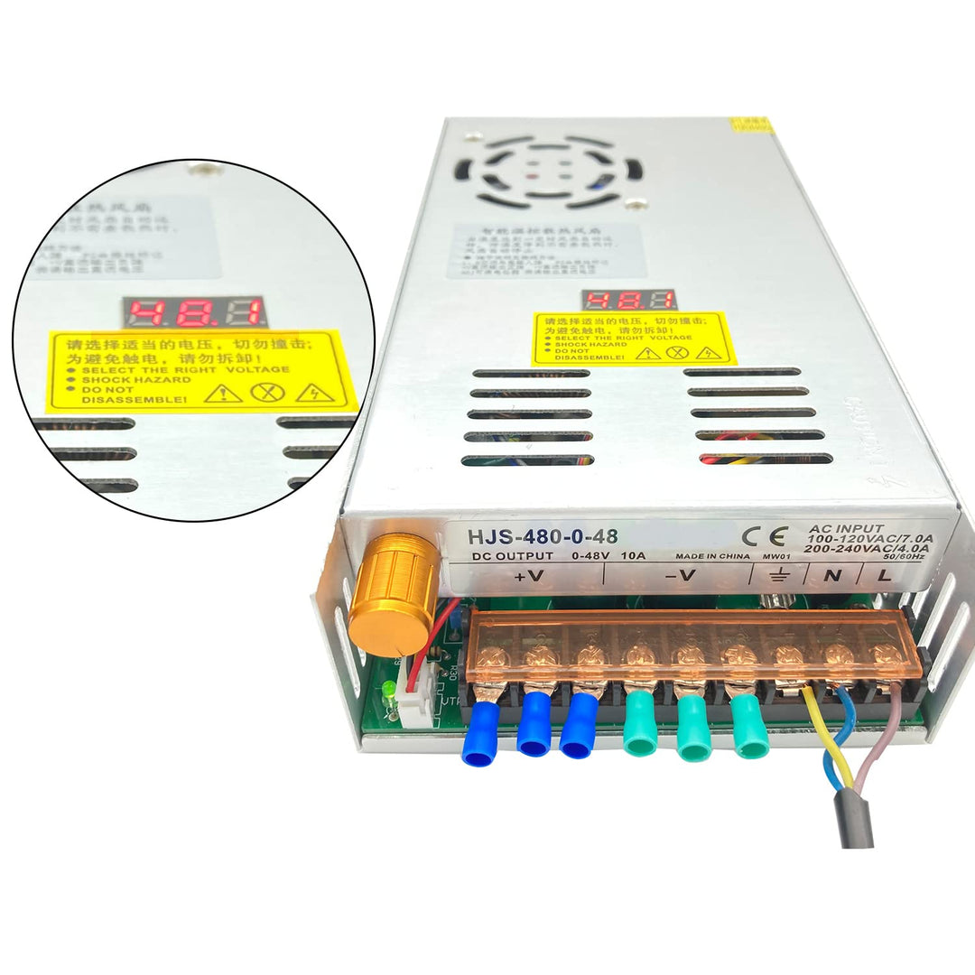 Lianshi Transformator AC-DC 0-48V einstellbar 10A 480W Spannung Digitalanzeige DC geregeltes Schaltn