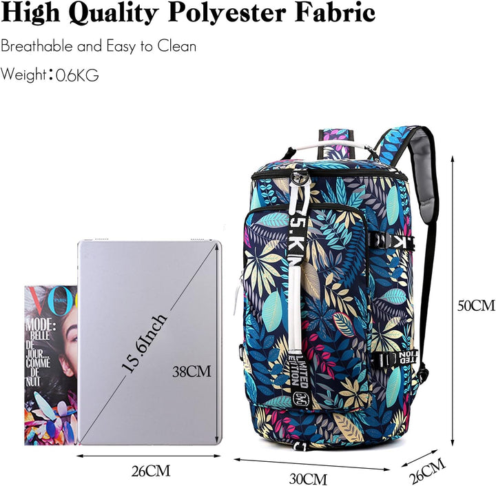 FANDARE Reisetaschen Sporttasche Laptop Tasche Damen Umhängetasche Herren Handgepäck Schultertasche