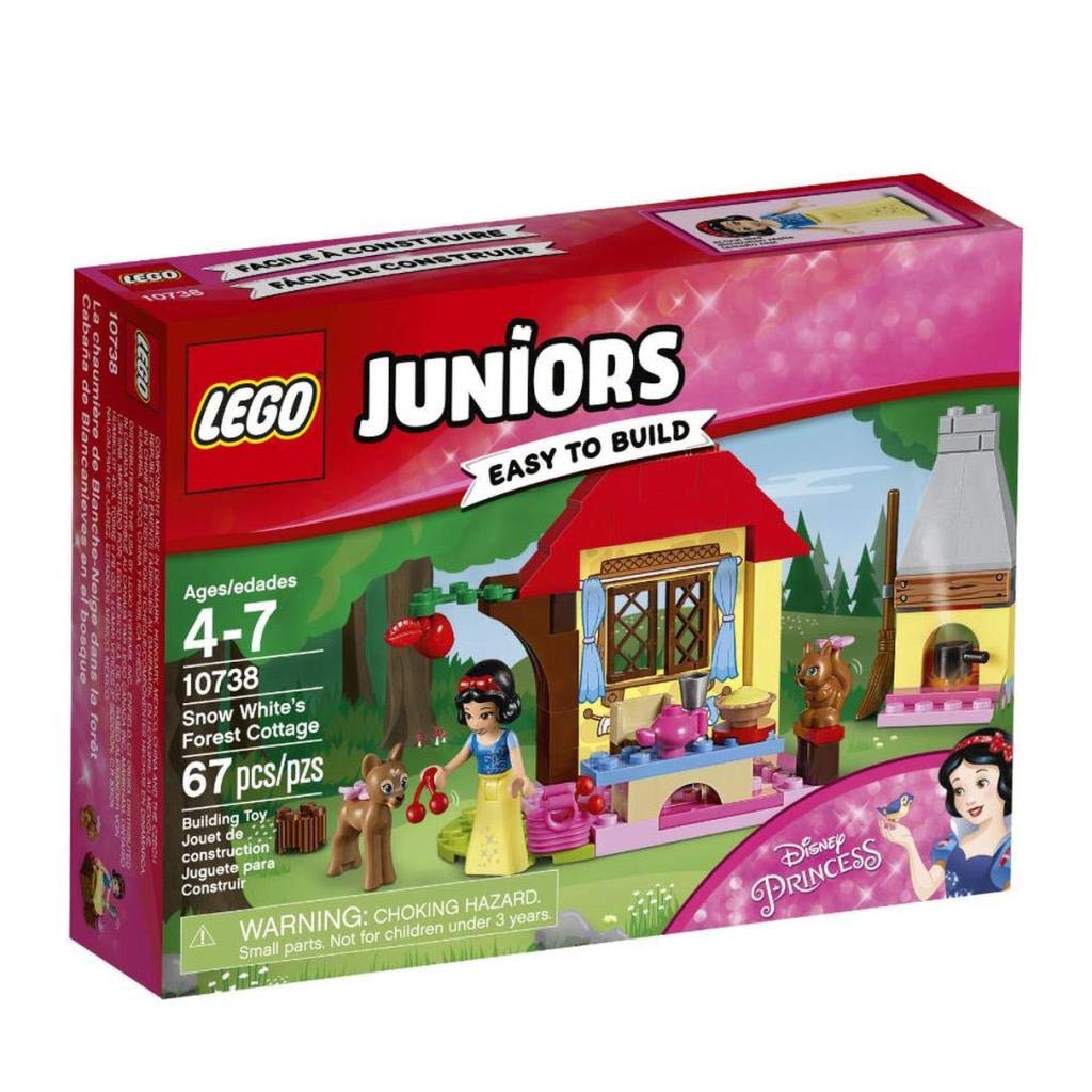 LEGO Juniors 10738 - "Schneewittchens Waldhütte Konstruktionsspiel, bunt