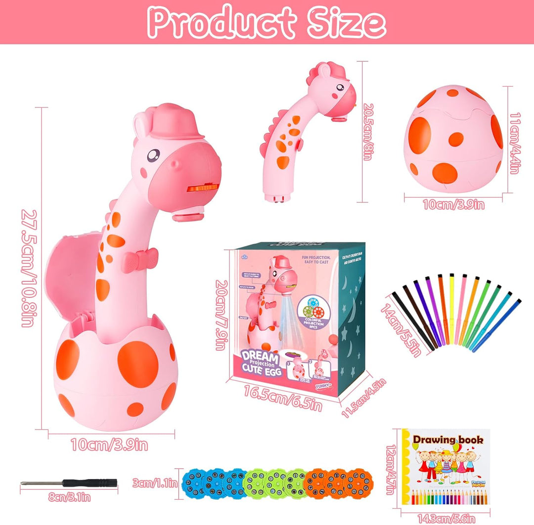 Zeichenprojektor für Kinder Maltafel Zaubertafel, KETIEE Projektor verfolgen und zeichnen Toy Kinder