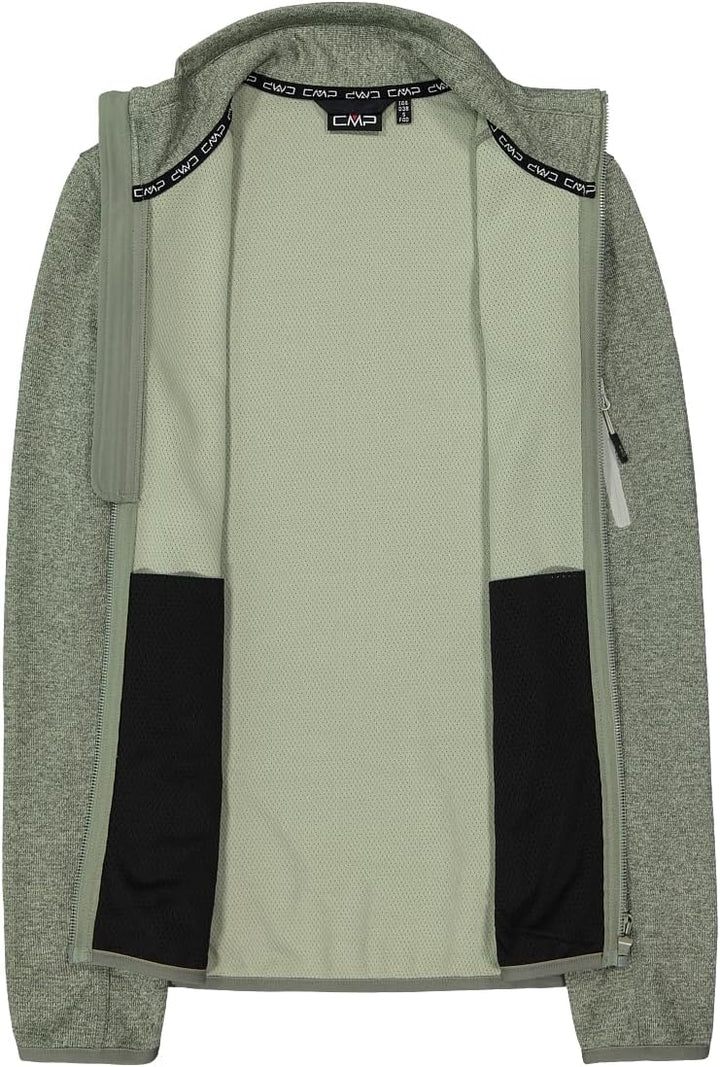 CMP Damen Knitted Mesh Jacke Fleecejacke Fleecepullover XXS Avocado, XXS Avocado