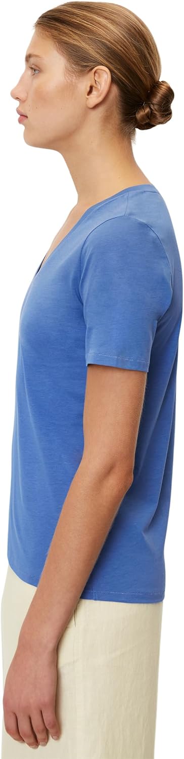 Marc O'Polo Damen T-Shirt mit V-Ausschnitt Regular Fit XXS 864, XXS 864