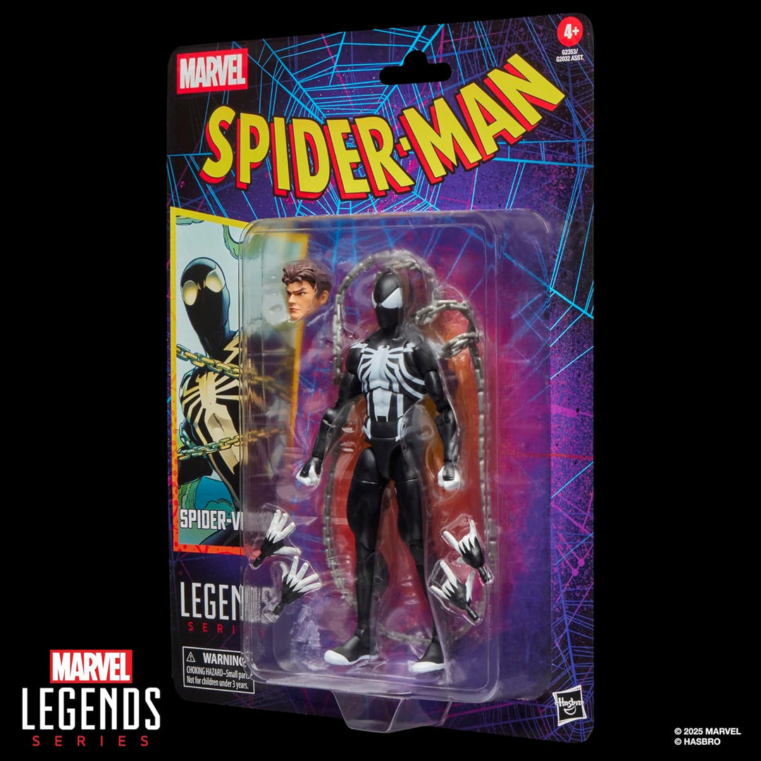 Marvel Legends Series Spider-Venom, Retro Spider-Man Comics Action-Figur zum Sammeln, Skala 15 cm, S