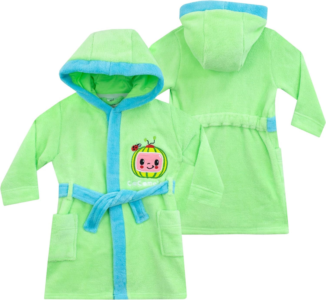 CoComelon Bademantel und Pyjama Set | JJ Pyjama für Jungen | Jungen Fleece-Bademantel | 86-116 110 M