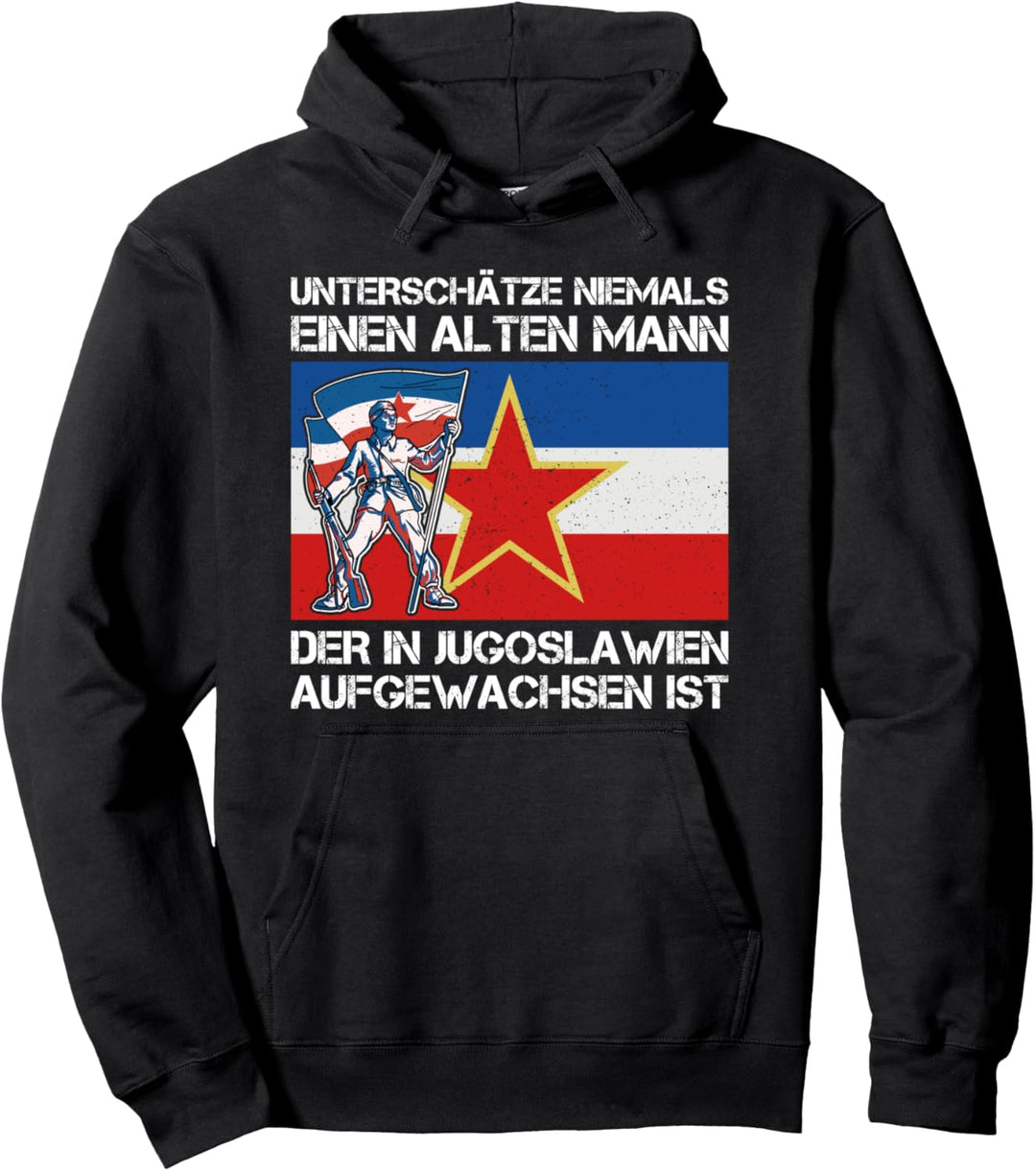 Jugoslavija Jugo Jebiga Tito Balkan SFRJ Jugoslawien Pullover Hoodie
