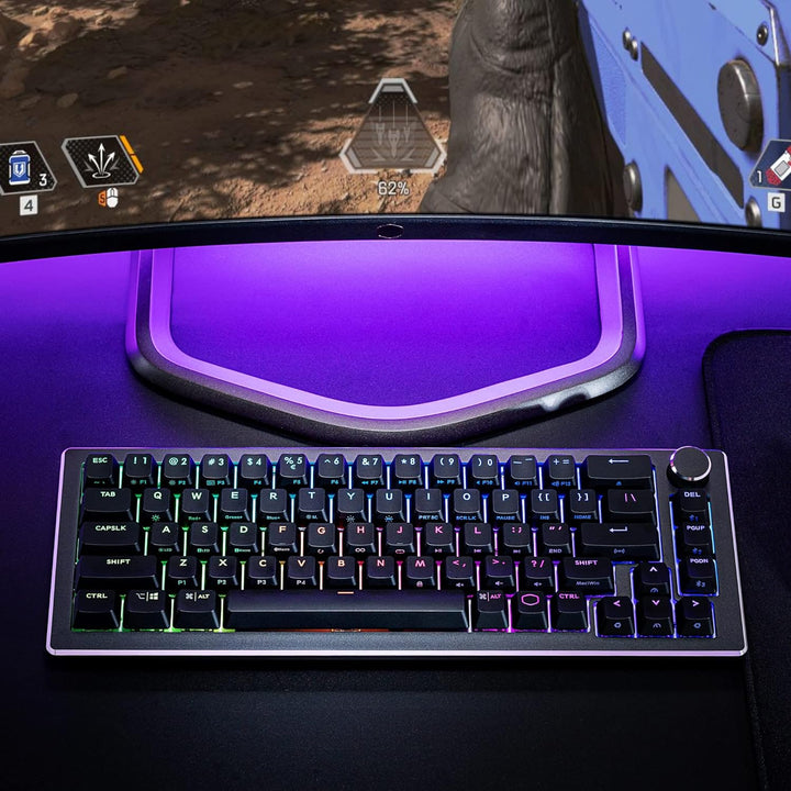 Cooler Master CK721 Mechanische Tastatur - Keyboard mit 65% Layout, TTC-Schalter, RGB-Beleuchtung pr