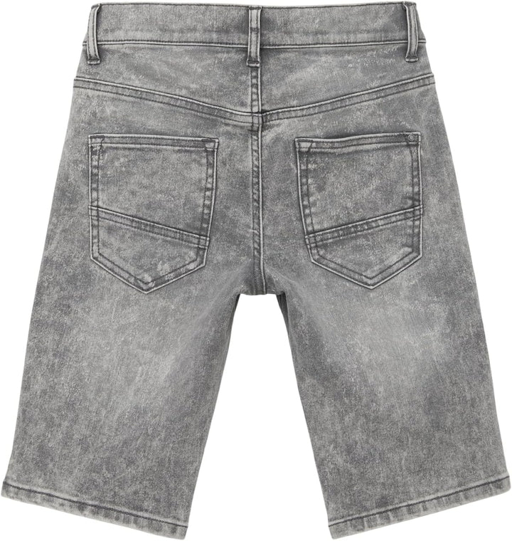 s.Oliver Jungen Jeans Bermuda, Fit Seattle 140 Slim Grey/Black, 140 Slim Grey/Black