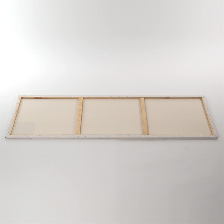 2 B.K. BASIC LEINWÄNDE AUF KEILRAHMEN 50x150 cm | 100% Baumwolle, Qualitäts Malgrundierung, malferti