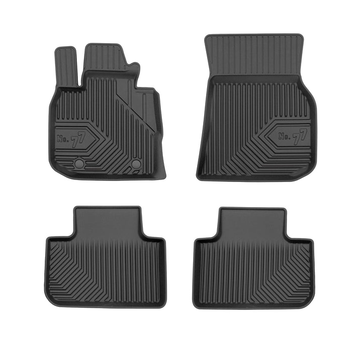 FROGUM No.77 Gummimatten Ganzjahresset von Auto Fussmatten Autofussmatten für BMW X3 G01 ab 2017, fü