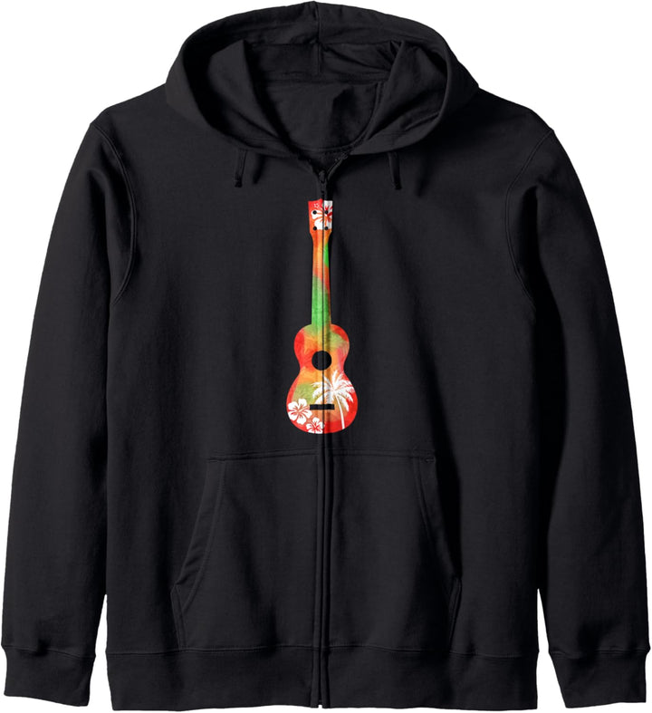 Ukulele Gitarre Akustik Geschenk Kapuzenjacke