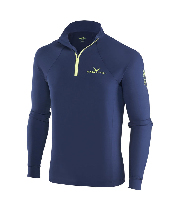 BLACK CREVICE Damen Ski-Rolli mit Reissverschluss I Damen-Langarm-Funktionsshirt I Damen-Funktionssh