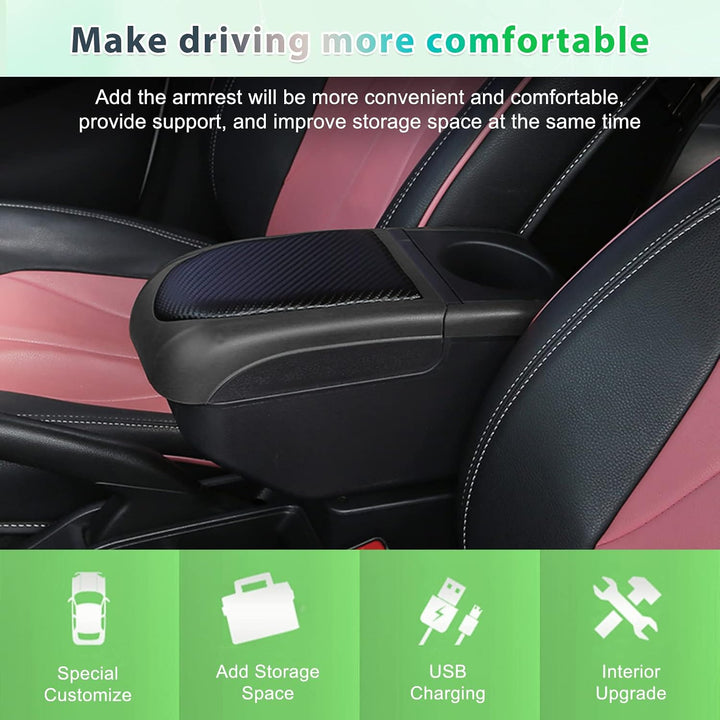 GAFAT V-W UP/Seat MII/Sko-d-a Citigo 2013-2022 2023 Armlehnen, Mittelkonsole Armlehnenbox Mittelarml