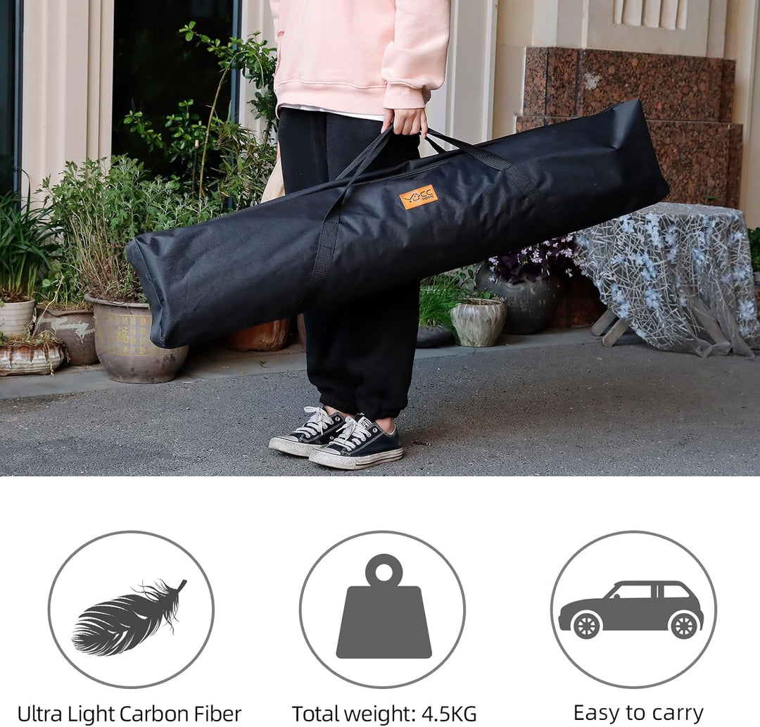 CCLIFE Camping Hängematte mit Gestell Outdoor 4,5kg leicht, 200KG Tragkraft, ultraleichte mit Traget