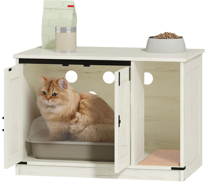 Hzuaneri Katzenschrank, Katzentoilette, Katzenklo Schrank, Versteckte Katzentoilette Kabinett Möbel