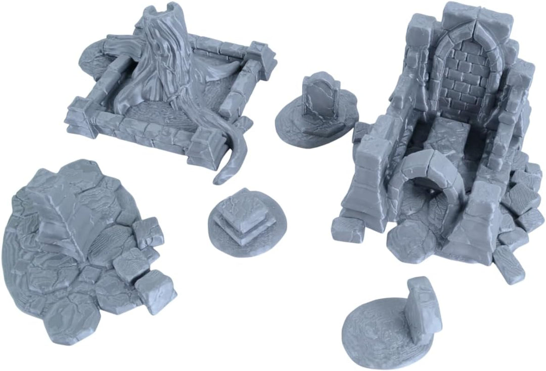 Friedhofsruinen Bausatz für Frostgrave, Mordheim & Tabletop-Gelände