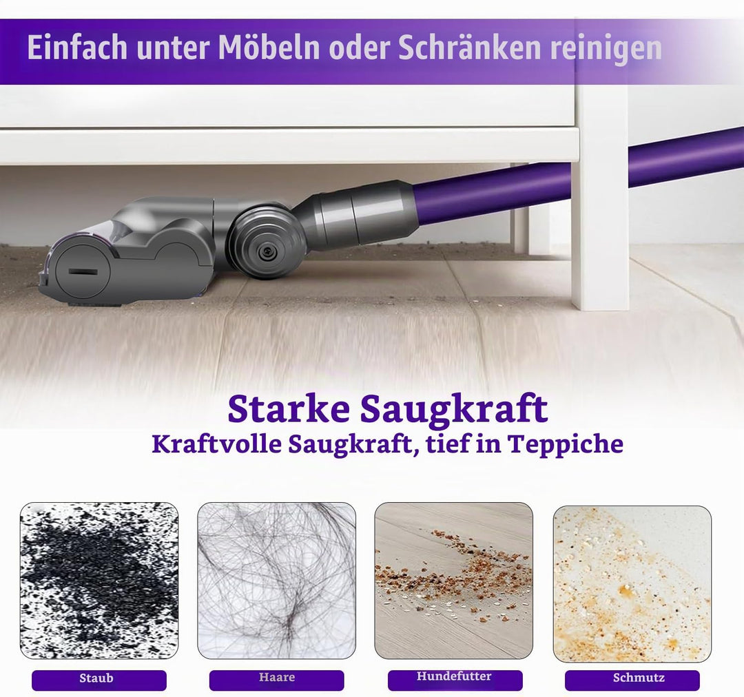 BodenBürste kompatibel für Dyson V6 DC58 DC59 DC62 DC72 DC74 SV04 SV06 SV09 Staubsauger Ersatzteile,