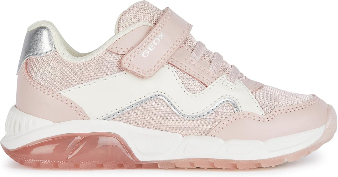 Geox Mädchen J Spaziale Girl A Sneaker 30 EU Lt Rose Lt Ivory, 30 EU Lt Rose Lt Ivory