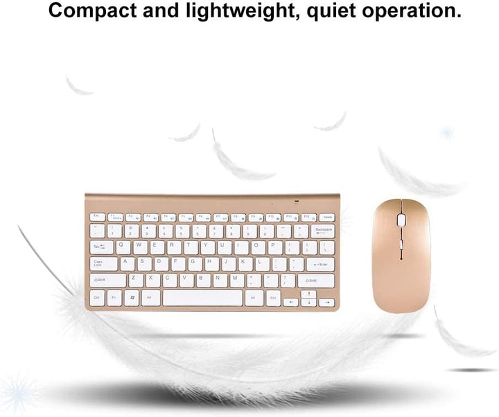 Tastatur Maus Set Kabellos Slim 2.4GHz Wireless Keyboard Bluetooth Tastatur Mit Maus Wireless Keyboa