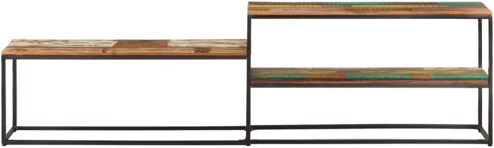 vidaXL TV Schrank Industriestil Lowboard Sideboard Fernsehschrank Fernsehtisch TV Möbel Board Tisch