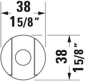 Duravit Universal Brausehalterung, Duschkopfhalterung für Handbrausen, Brausehalter, Chrom, Chrom