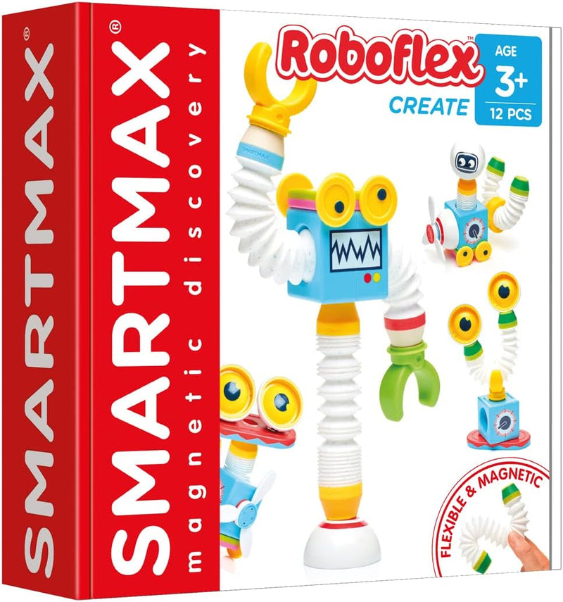 SmartGames - Roboflex Create, Toys Children 3 Years or More, Flexible and Magnetic, Gifts for Babies