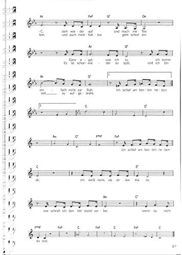 Best Of Max Raabe - Songbook für Ukulele mit Plek - Jeder Song ist zweimal notiert einmal mit Melodi