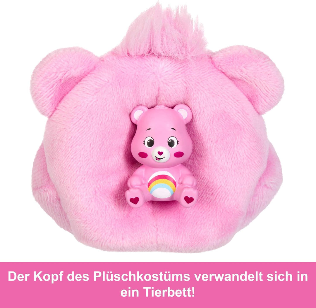 Barbie Cutie Reveal Chelsea-Puppe und Accessoires, Glücksbärchis-Reihe, kleine Puppe mit Plüschkostü