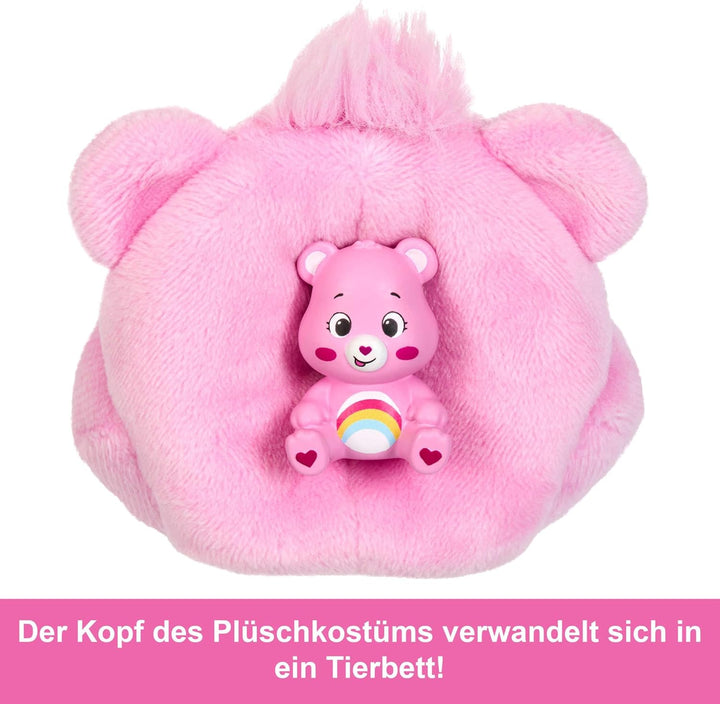 Barbie Cutie Reveal Chelsea-Puppe und Accessoires, Glücksbärchis-Reihe, kleine Puppe mit Plüschkostü