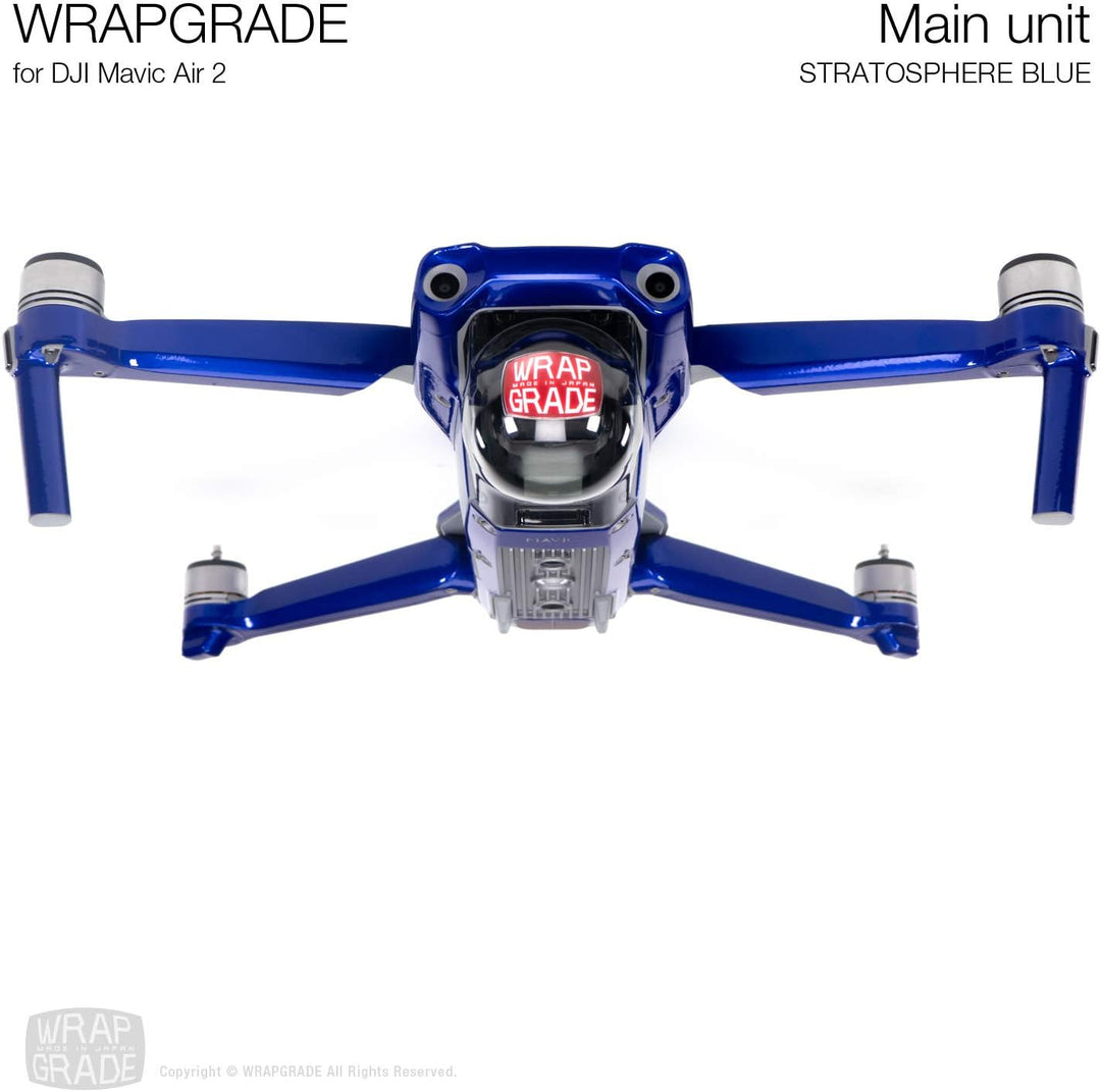 Wrapgrade Main Unit Skin kompatibel mit DJI Mavic Air 2 (Stratosphere Blue)