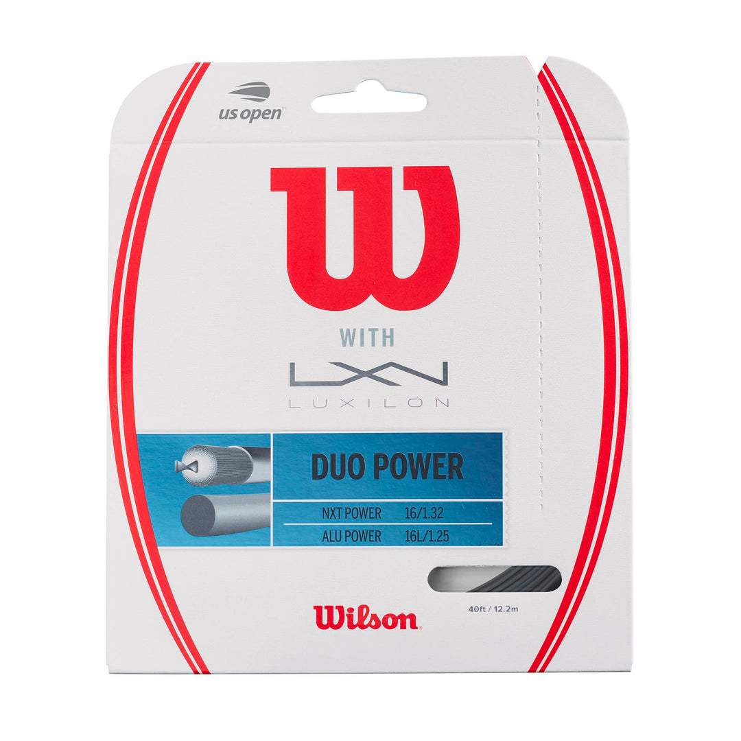 Wilson Unisex Tennissaite Duo Power Natural und Silver, Duo Power Natural und Silver