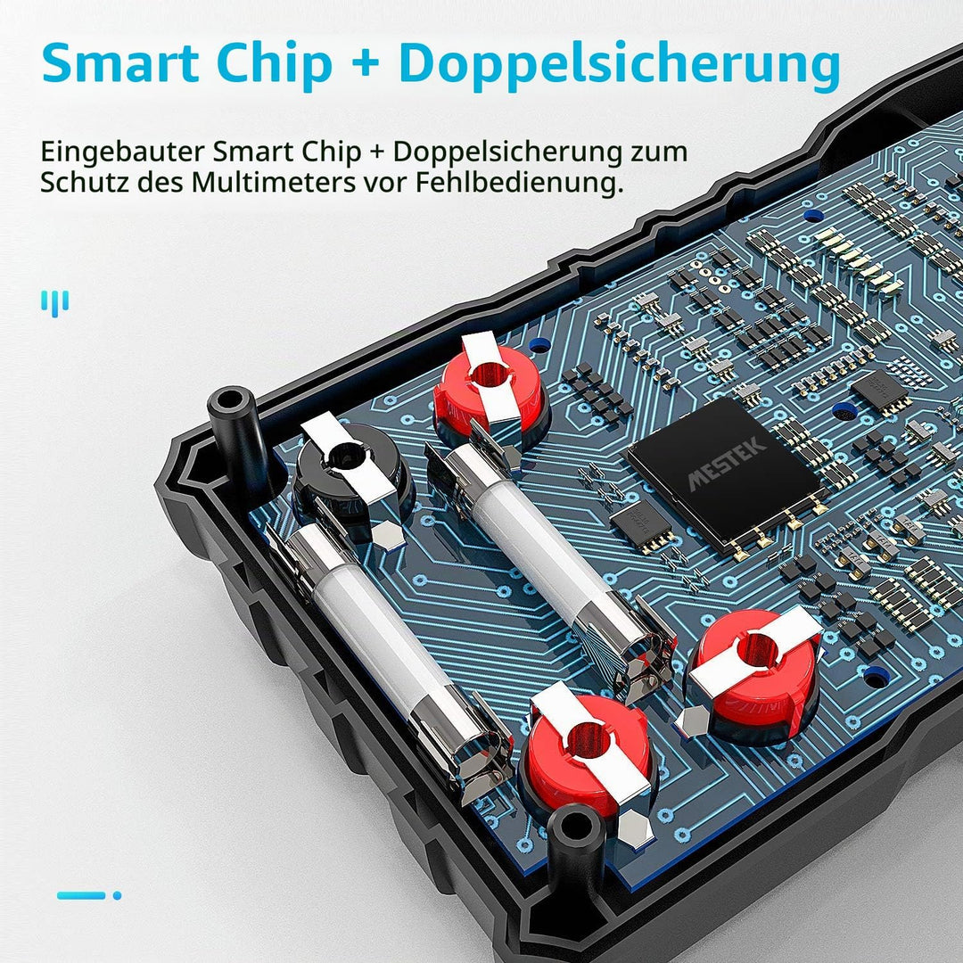 Digital Multimeter Spannungsprüfer AC DC Strommessgerät Stromzähler MESTEK Auto/Manueller Bereich Tr