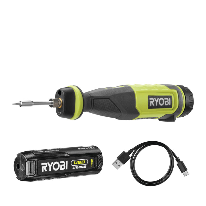 Ryobi RSI4-120G Lötkolben Akku 4V 460°C USB-C 1x2,0Ah
