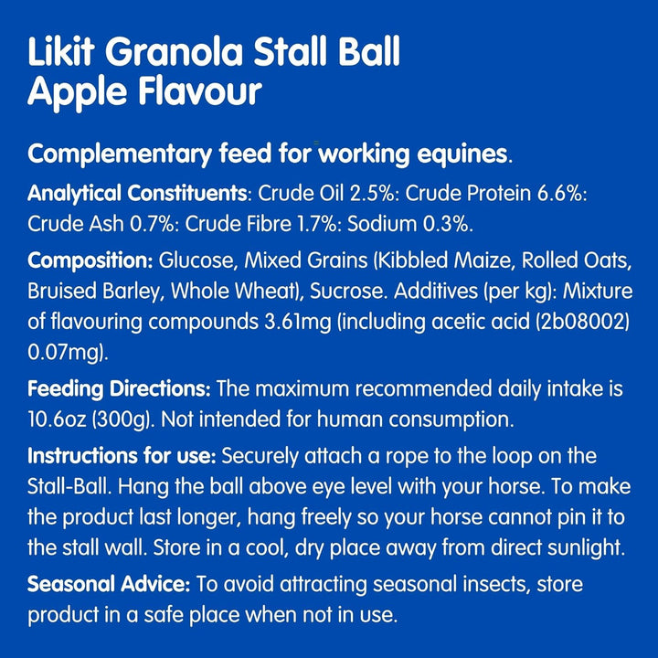 Likit Müslikugel 1,6 kg Apfel 1 stück (1er Pack), Apfel 1 stück (1er Pack)