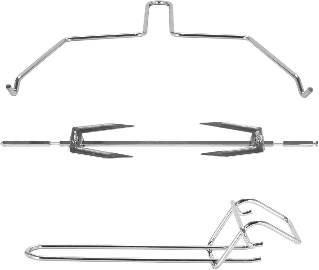 TurboTronic digitaler Heissluftofen - XXL 32 Liter mit Drehspiess für Hähnchen 5 in1 Mini Backofen,