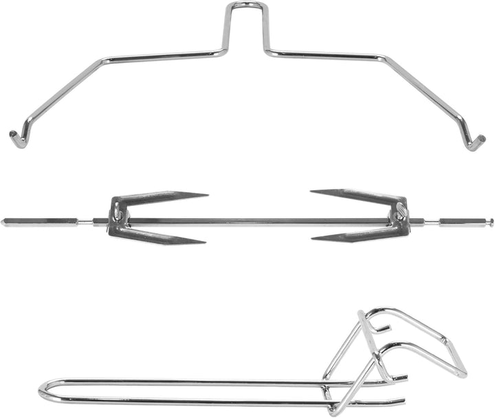 TurboTronic digitaler Heissluftofen - XXL 32 Liter mit Drehspiess für Hähnchen 5 in1 Mini Backofen,