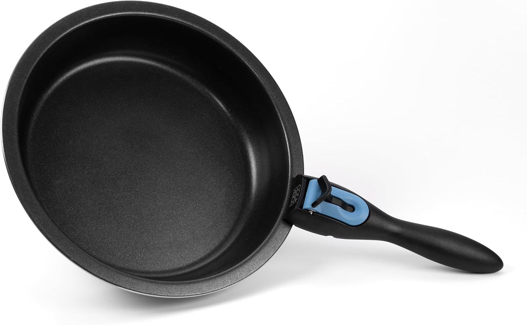 Einsteiger-Set 10-tlg. blau, 2x Edelstahltöpfe und 1x Pfanne für alle Herdarten, 1x Glasdeckel, 1x G