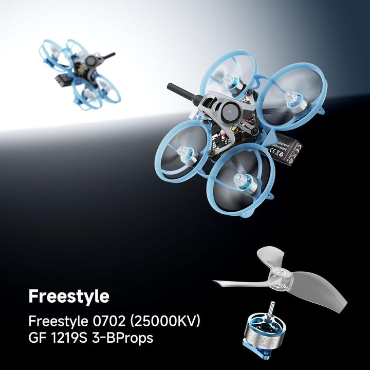 BETAFPV Air65 II Brushless Whoop Quadcopter, Ultraleichte 1S 65mm Mikro Drohne mit Matrix 1S 5IN1 II