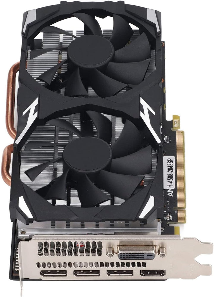 Cuifati RX 580 Grafikkarte, 8 GB GDDR5 256BIT Gaming-Grafikkarte, 7000 MHz, 8K-Grafikkarte, 16 PCI E